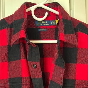 Polo Ralph Lauren Red and Black Plaid Shirt